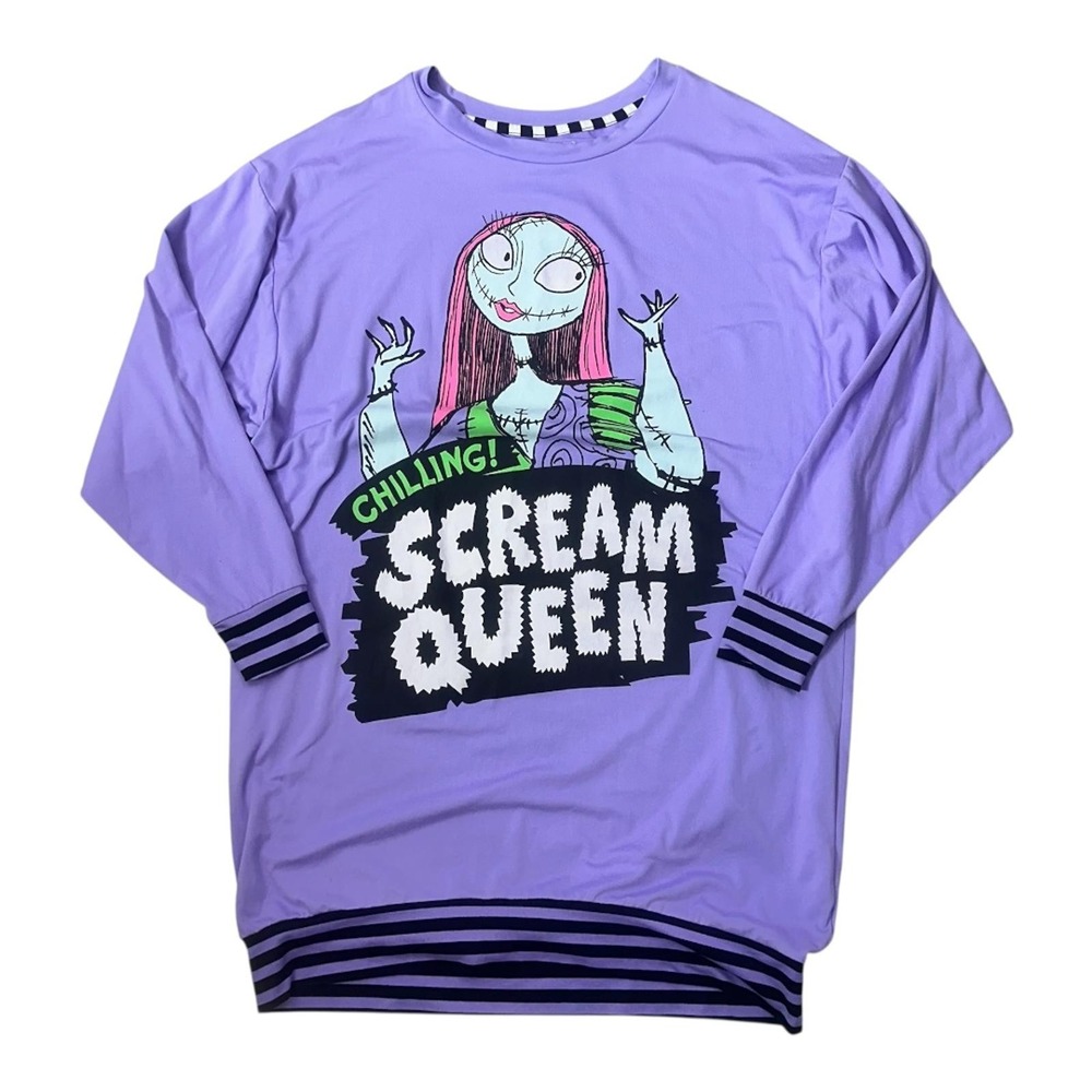 Disney Nightmare Before Christmas Sleepwear Shirt Size XS
